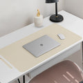 Leather Desk Mat, Double-Sided PU Mouse Pad