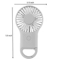 Mini Portable Rechargeable Handheld Fan With Carabiner