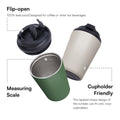12 oz Stainless Steel Coffee Travel Mug with Lid