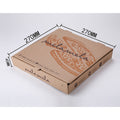 Printed Corrugated Kraft Paper 10" Pizza Box