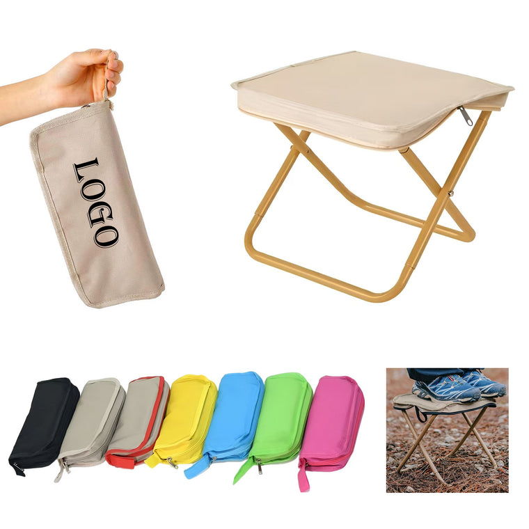 Foldable Camping Stool With Carrying Bag