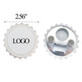 Round Plastic Beer Bottle Cap Opener Refrigerator Sticker