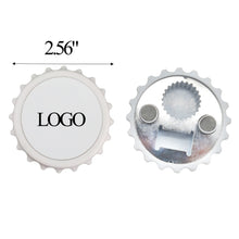 Round Plastic Beer Bottle Cap Opener Refrigerator Sticker