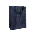 Zipper Hook And Loop Grocery Shopping Tote Shoulder Bag