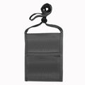 Clear Window Pocket w/ Back Zipper Neck Wallet