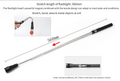 Strong Magnetic Magnet Stretchable Flashlight