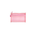 Double-Layer Mesh Zipper Stationery Bag