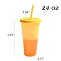 24 Oz Color Changing Cups
