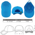Classic Baseball Cap Cotton Polo Style Adjustable Size