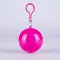 Disposable Rain Poncho in Compressed Ball