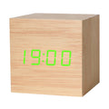 Wooden Voice-Controlled Silent Electronic Clock