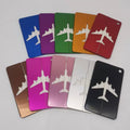 Aluminum Airplane Travel Luggage Tag