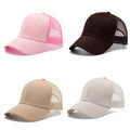 Cotton Mesh Baseball Cap Embroidery Customization