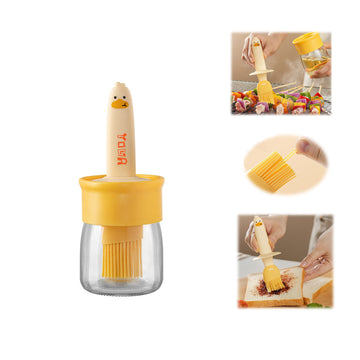 Oil Dispenser Bottle With Brush
