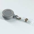 Retractable Round Badge Reel Holder W/ Alligator Clip