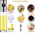 Pump-Action Glass Oil Spray Bottle