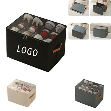 Adjustable Shoe Organizer Bin For Closet Wardrobe