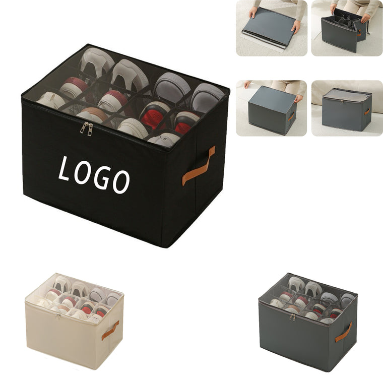 Adjustable Shoe Organizer Bin For Closet Wardrobe