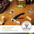 Double Hinged Waiter's Corkscrew Wine Opener