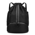 Soccer Drawstring Backpack With Separate Shoe Compartment