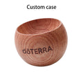 Portable Mini Round Wooden Essential Oil Diffuser Tumbler