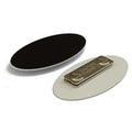 Oval Name Badge Blanks With Magnet