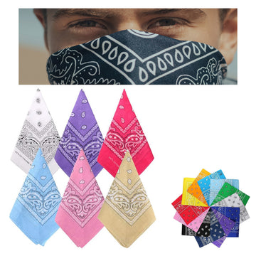 Multi-Purpose Bandanas Polyester Headbands