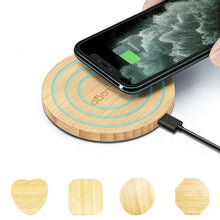 15W Bamboo Wood Wireless Charger
