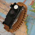 Survival Paracord Bracelet With Light