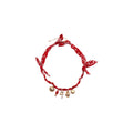 Fabric Multi-Pendant Silk Scarf Necklace