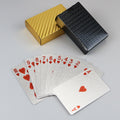 Gold Waterproof Playing Poker Cards Customize Every Back