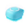 Pet Bath Silicone Brush With Shampoo Dispenser