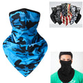 Scarf Mask Bandana With Ear Loops Neck Gaiter Quick Dry