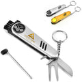 MOQ 50 Pcs Multifunctional Golf Divot Tool Kit With Key Ring