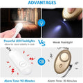 Rechargeable Safety Alarm Keychain