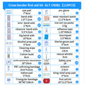 115Pc First Aid Kit In Easy Carry Eva Zipper