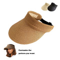 Women's Straw Beach Sun Hat UPF 80+
