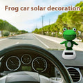 Cute Frog Car Solar Decoration