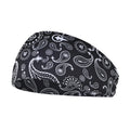 Sports Headband Features Paisley Patterns