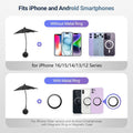 Magnetic Retractable Cell Phone Stand Umbrella
