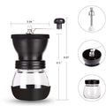 Precision Manual Coffee Bean Grinder With Storage Tanks