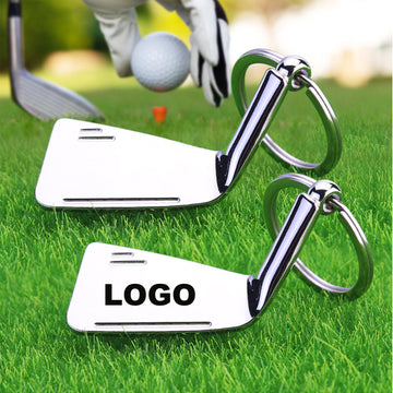 Metal Golf Club Keychain Pendant