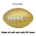 3.5" Gold Soft Pu Foam Football Stress Reliever