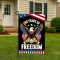 12“x18" 250 Years America Garden Flag