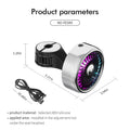 Car Seat Fan with LED Colorful Lights