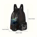 Swim Bag Mesh Drawstring Backpack
