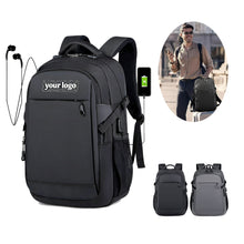 Business Travel Waterproof Laptop Backpack With USB Port