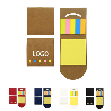 Sticky Notes And Flags In Pocket Case