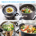 Folding Stainless Food Steamer Basket For Cooking