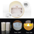 LED Plastic Flickering Flameless Battery Operated Candles